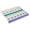 Multicolor, variant on Ezy Dose Weekly (7-Day) Pill Organizer with Push Button Compartments & Clear Lids with Multi-Color Buttons, 4 Times a Day