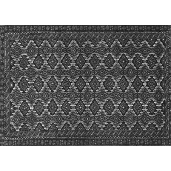 Ahgly Company Indoor Rectangle Persian Gray Traditional Area Rugs, 7' x 10'