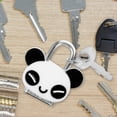 thumbnail image 4 of WEUVEB 3pcs Security Lock For Backpack Assorted Color Mini Padlock With Key For Travel Use, 4 of 7