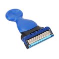 thumbnail image 4 of Satefy Razors, Storage Box Portable  Blade Head Men Shaving Razors Convenient  For Armpits Blue, 4 of 8