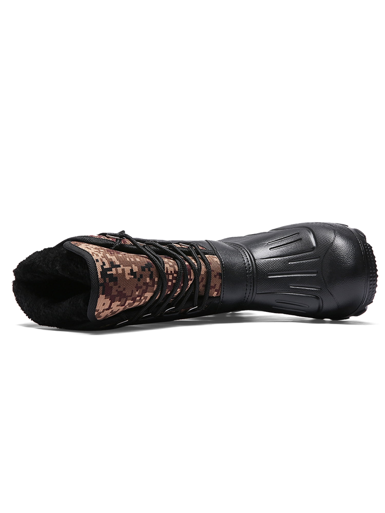 Mens Winter Snow Boots Warm Shoes Lightweight Outdoor Water Resistant Hiking Boots for Men