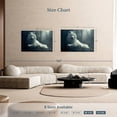 thumbnail image 4 of Elephant Stock Simple Wolf Wall Art - Horizontal Canvas Wall Art - Living Room Wall Decor - Animal Canvas - Gray And Blue Decor - 48" x 32", 4 of 8