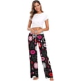 thumbnail image 4 of FREEAMG Festive Pajama Pants for Women Sleepwear Pants Pjs, 4 of 5