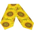 thumbnail image 2 of ColourLife Table Runner Yellow Sunflower Pattern Washable Table Cloth Runner for Holiday Home Wedding Table Top Decoration 13x70 Inches, 2 of 5
