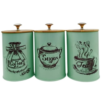 Thyme & Table 10 Piece Ceramic Kitchen Organization Canister Set