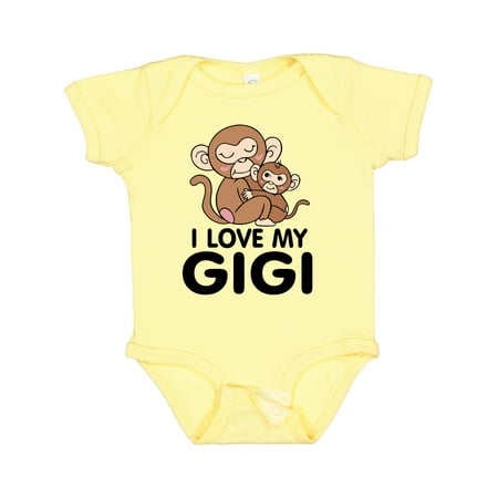 

Inktastic I Love My Gigi Gift Baby Boy or Baby Girl Bodysuit