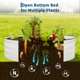 thumbnail image 4 of QinaQin Cama de cultivo galvanizada de 4x2x1 pies con base abierta y borde de goma, jardinera ovalada para flores, hierbas y vegetales, armado fácil, 4 of 7