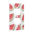 thumbnail image 2 of Yayeee Duplex Wall Plate 1-Gang 4.5"x2.7" Home Receptacle Light Switch Decorative Outlet Cover, White Watermelon, 2 of 7