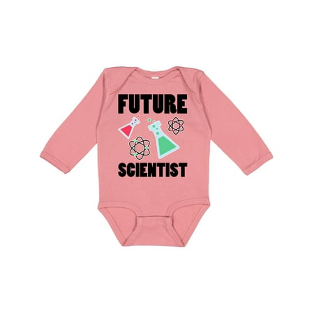 

Inktastic Future Scientist Gift Baby Boy or Baby Girl Long Sleeve Bodysuit