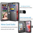 thumbnail image 3 of Njjex Anti-Scratch Wallet Cell Phone Case for Motorola Moto G Power 2024 5G, Black, 3 of 6