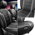 thumbnail image 3 of FH Group, Faux Leather Seat Covers Cushion Pad Front Bucket Gray w/Cup Holder, 3 of 8