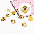 thumbnail image 4 of WORGEOUS 50 piezas de relleno de resina epoxi abeja bricolaje mini adornos de abejas material de llenado de abejas 3D, 4 of 7