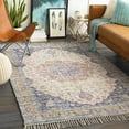 thumbnail image 3 of Hauteloom Wallburg Jute Living Room, Bedroom Area Rug - Bohemian/Global - Tan, Orange, Purple - 8' x 10', 3 of 6