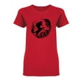 thumbnail image 2 of Black Unicorn Silhouette Design Shaped T-Shirt Women -Image by Shutterstock, Female XX-Large, 2 of 4