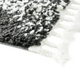 thumbnail image 6 of Unique Loom Serenity Shag Collection Area Rug - Walcott (4' x 6' Rectangle Black and White), 6 of 9