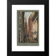 thumbnail image 2 of Rachael Robinson Elmer 11x14 Black Modern Framed Museum Art Print Titled - Trinity Church and Wall Street (1914), 2 of 5