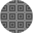 thumbnail image 1 of Ahgly Company Machine Washable Indoor Round Transitional Gray Wolf Gray Area Rugs, 4' Round, 1 of 7