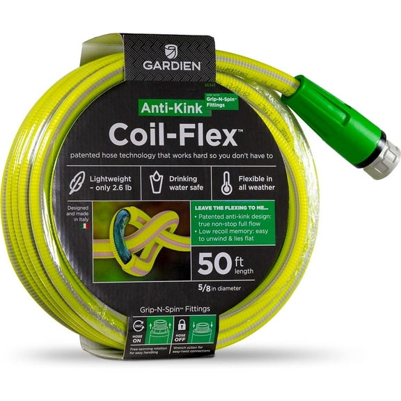 Gardien Coil-Flex Anti-Kink Garden Hose GH26345