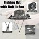 thumbnail image 2 of Colitt Fishing Hat, 3 Speed Control Disassembling USB Charging with Built in Fan, 2 of 5