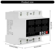 Electricity Usage Monitors Power Meter 3 Phase DIN Rail Voltmeter Ammeter