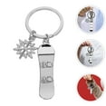 thumbnail image 3 of Miangastore Simulation Sports Keychain Snowboard Keychain Zinc Alloy 2Pcs 7.5X1.4X0.8In, 3 of 9