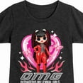 thumbnail image 3 of LOL OMG! Fashion Dolls - Spicy Babe - Hearts & Flames - Toddler & Youth Girls Short Sleeve Graphic T-Shirt, 3 of 5