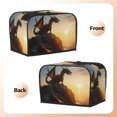 thumbnail image 3 of Goofa Seaside Sunset Cool Dragon Print Toaster Cover 2 Slice, Two Slice Bread Machine Cover Quilted Toaster Covers Bread Maker Cover Kitchen Appliance Cover, 3 of 7