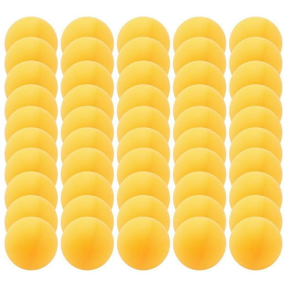 50 pcs 40 mm table tennis training balls, ping pong balls, Yelow/White Random