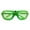Green, variant on Moocorvic Flashing LED Multi Color 'Slotted Shutter' Light Up Show Party Glasses