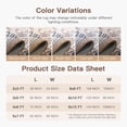 thumbnail image 7 of Reepow 9X12 Washable Vintage Boho Soft Non-Slip Low Pile Large Area Rug Carpet for Living Room Office Dining Room,Floral Brown, 7 of 7