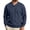 Navy_001, variant on Sweatshirts Men Stylish Long Sleeve V-Neck Sweat Shirt Fall Winter Casual Ribbed Cuffs Solid Color Tops for Daily Wear Dark Green 2XL