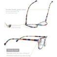 thumbnail image 4 of Lunettes de Lecture Femmes 5 Pack Dames Lecteurs Cat Eye Charnière à Ressort Légères, 4 of 6