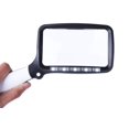 thumbnail image 1 of Lupa de lectura rectangular con 5 luces LED, 2 modos de intensidad y aumento de 2x para personas mayores o con mala vista, lectura, inspección, pasatiempo, manualidades, piezas de relojes, 1 of 5