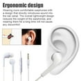 thumbnail image 2 of In-Ear Wired Sports Earphones with Mic,Lightweight 3.5 mm Stereo Earbuds,Volume Control & Sweat-Resistant Cable, 2 of 4