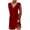Red, variant on FRSASU Dresses for Women Clearance Shirt Dress Seethrough Mesh Perspective Long Sleeve V Neck Short Mini Dresses
