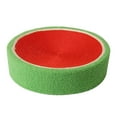 thumbnail image 1 of Grattoir à Chat Bol Rond Tapis de Protection pour Meubles Entraînement Chaton Rouge Vert, 1 of 8