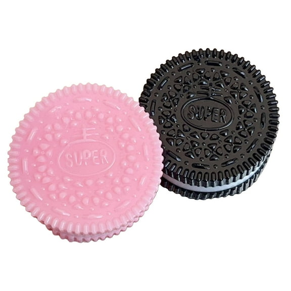 2Pack Stress Relief Toy, Silicone Taba Squishy Toy, Ultra-Soft Squeeze Toys, Decompression Toy, Decompression Venting Toy, Perfect for Stress and Anxiety Relaxing Toy (Black Pink)