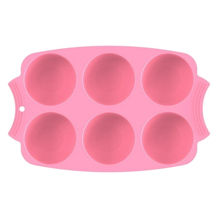 

PRINxy CakeMould Clearance 6 Even Semi Sphere Mold Baking Mold DIY Fondant Chocolate Silicone Mold Cake Decoration Tools Kitchen Baking Tools Silicone Cake