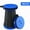 Black-Blue, variant on Portable Folding Camping Stools, Outdoor Telescopic Picnic Stools, Travel Foldable Stool for Camping Beach Fishing Hiking Garden