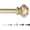 Champagne Gold, variant on Single Window Curtain Rods for Windows 28 to 48 Inches Adjustable Decorative 3/4 Inch Diameter with Classic Finials, Black