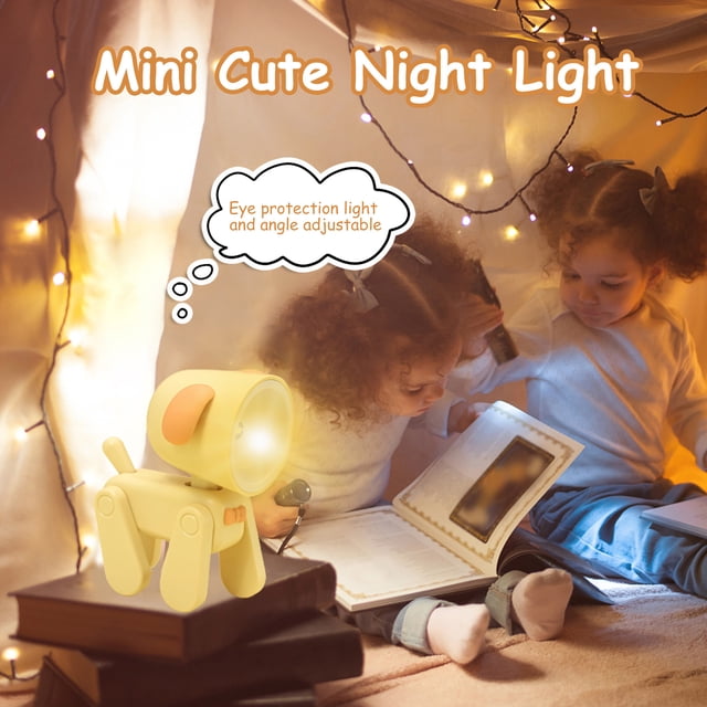 Lámpara Mini LED Animal Night Lamp Ángulo ajustable Cartoon Nursery Night Light para niños