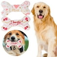 thumbnail image 4 of Funny Print Plush Bone and Roxie No Chew Dog Toys Plush Dog Puppy Teething Ring Squeaky Bone Toy for Pet Games Pet Dogs, 4 of 8