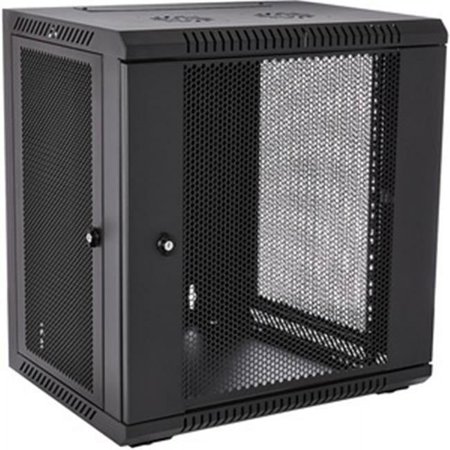 UPC: 0662919104844 | V7 12U Rack Wall Mount Cabinet Black (RMWC12UV450-1N)