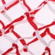 thumbnail image 5 of Soporte de almacenamiento de malla duradero, bolsa de red de transporte de una sola pelota de baloncesto, fútbol, voleibol con 5 uds. Ligero y blanco rojo, 5 of 9