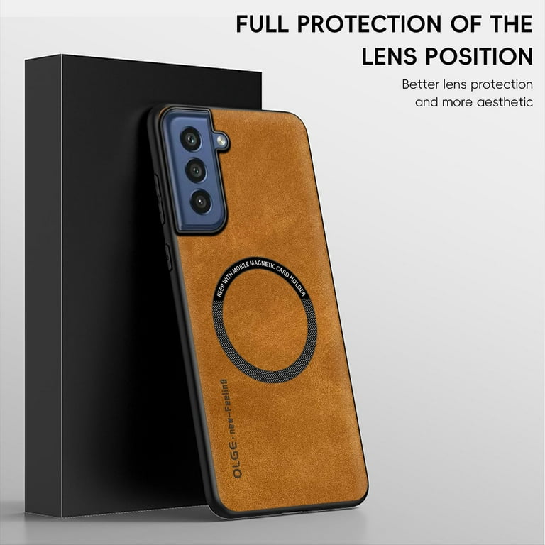 for Samsung Galaxy S21 Plus PU Leather Case, Vintage Compatible