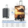 thumbnail image 5 of Haiem Hawaiian Sunset Beach Luggage Cover Printed Suitcase Covers for Luggage Elastic Washable Suitcase Protector Fits 18-32 Inch Luggage-Large, 5 of 8