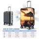 thumbnail image 4 of Balery Hawaiian Sunset Beach Funda de equipaje, fundas para maletas, elástica, lavable, protector de maletas, compatible con maletas de 18 a 32 pulgadas-Small, 4 of 7