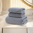 thumbnail image 7 of Velvet Spun Bath Towel Set – 3-Piece Highly Absorbent Towels for Spa, Gym, Bathroom (Soft, Multiple Colors), 7 of 7