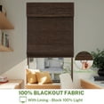 MiLin Roman Shades for Windows Cordless Blackout Roman Window Shades