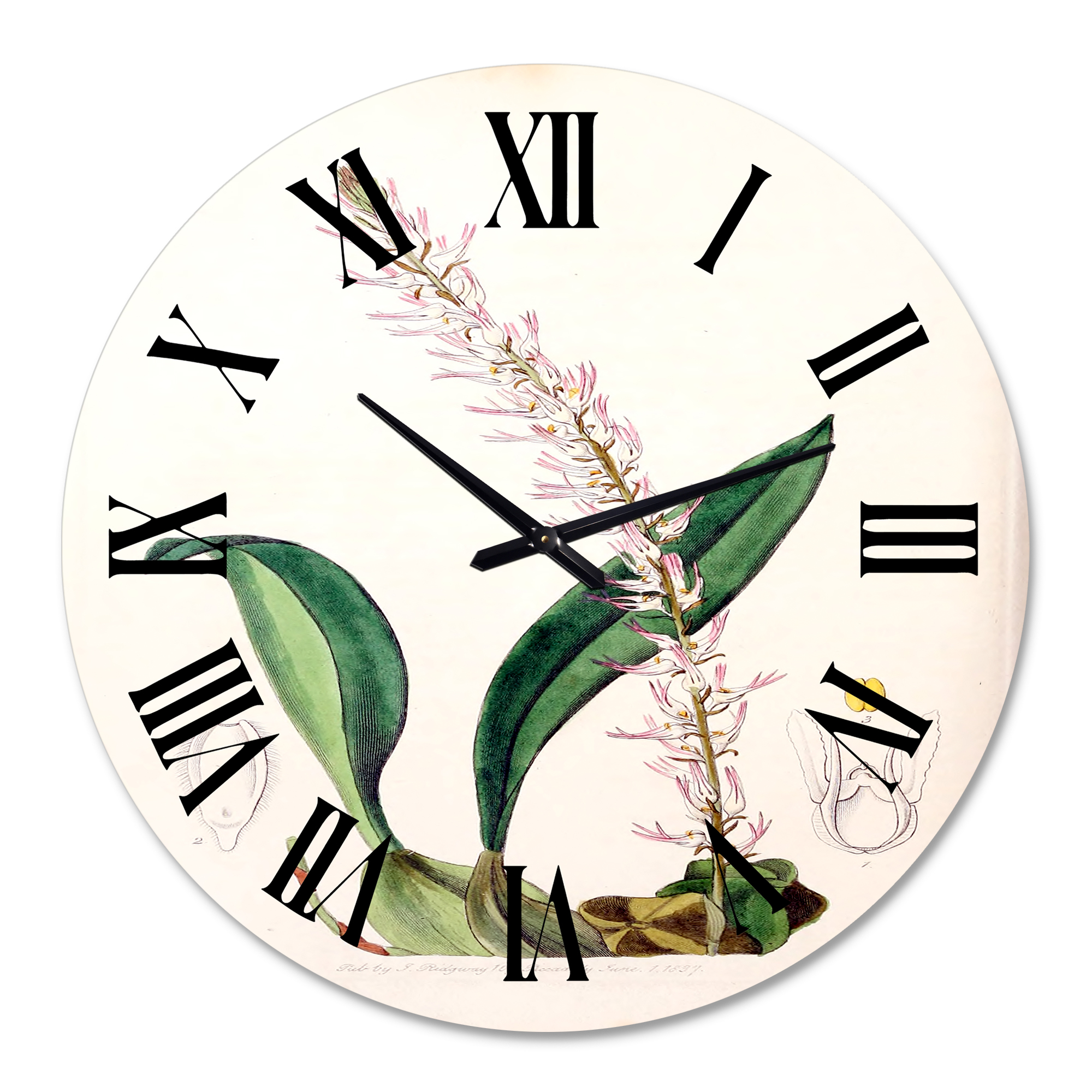 Designart 1 in Quartz Traditional Wall Clock